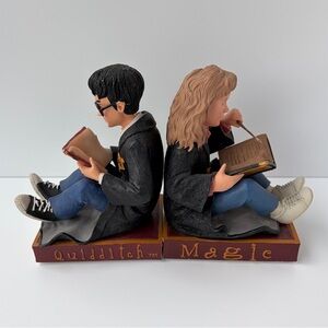 Harry Potter Bookends Warner Bros 2000 Hermione Granger Quidditch‎ Magic